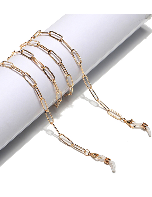 Fashion Golden Thick Chain Alloy Hollow Eye Chain