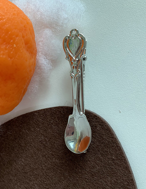 Fashion Spoon Silver Spoon And Fork Clip