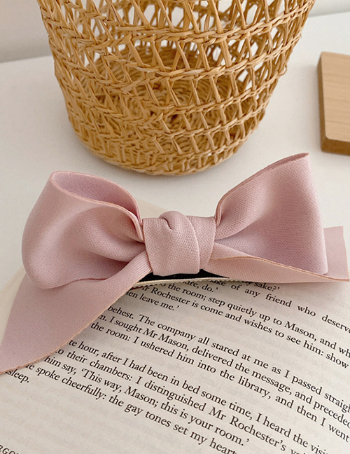 Fashion [hairpin] Pink Candy-colored Hairpin With Three-dimensional Bow