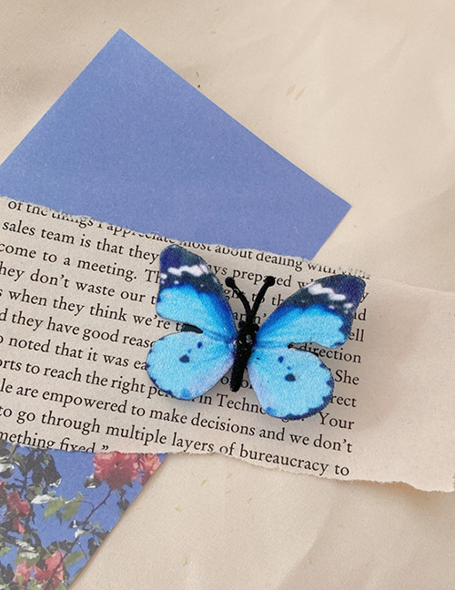 Fashion Type A-blue Butterfly Simulation Issuance
