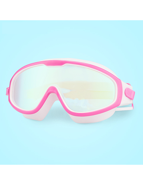 Fashion Electroplating Powder White High-definition Childrens Goggles