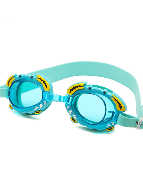 Fashion Lake Blue Hd Anti-fog Waterproof Crab Goggles
