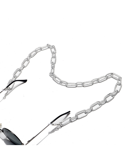 Fashion Silver Color Preserving Thick Aluminum Chain Anti-skid Alloy Glasses Chain