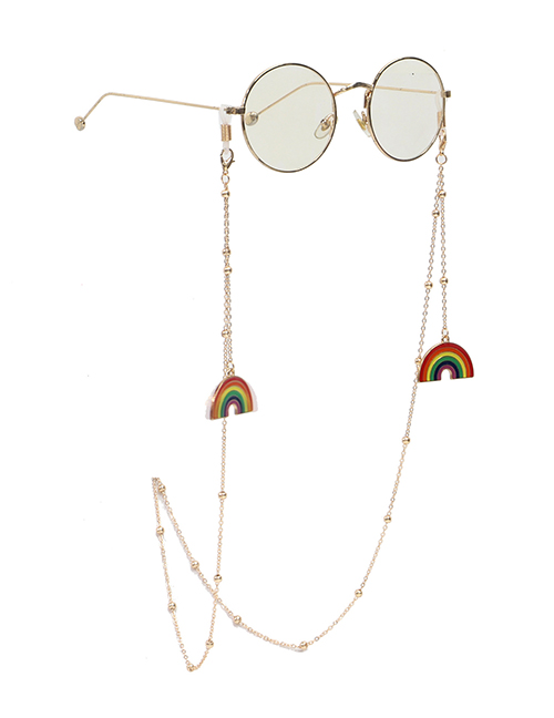 Fashion Color Color Preserving Bead Alloy Chain Glasses Chain