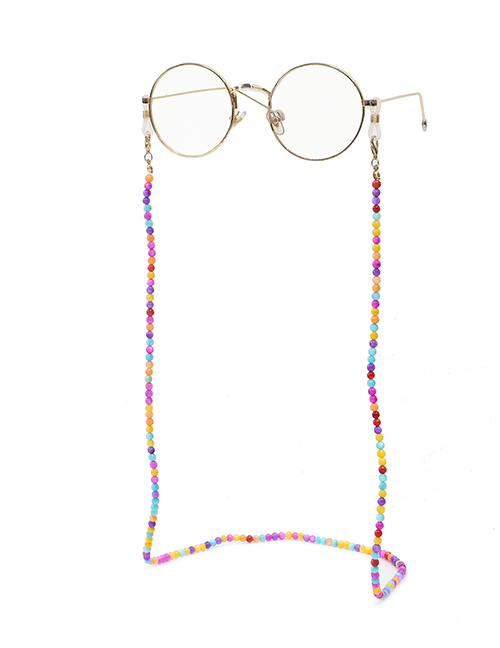 Fashion Color Natural Round Shell Non-slip Glasses Chain