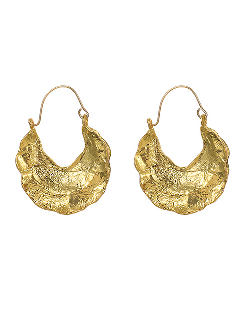 Fashion Golden Alloy Geometry Earrings