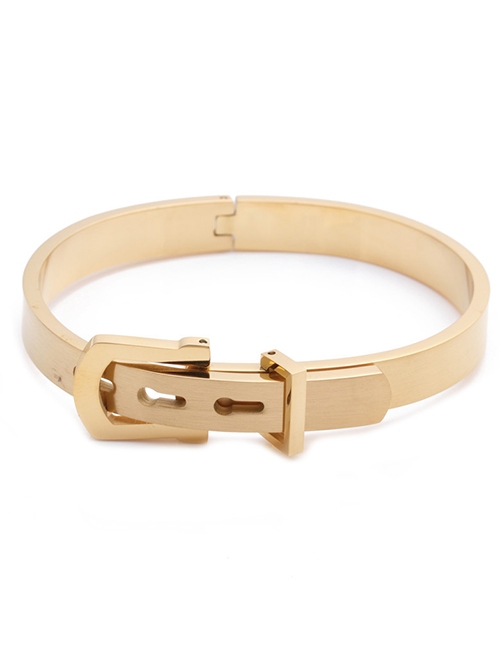 Fashion Gold Coloren Bracelet Titanium Steel Stainless Steel Roman Letter Crown Skull Bracelet Set