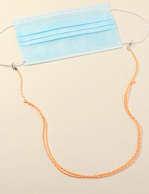 Fashion Orange Braided Rope Anti-skid Glasses Chain