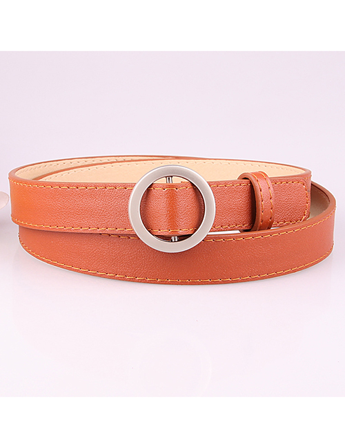 Fashion Camel Thin Belt For Jeans Without Holes