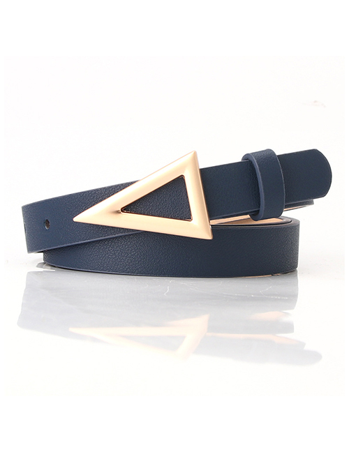 Fashion Zhang Qing Triangular Snap Button Dress Belt