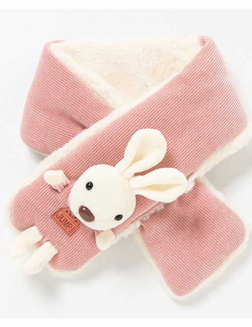 Fashion Bunny Pink Little Bear Rabbit Doll Thickened Warm Children Scarf
