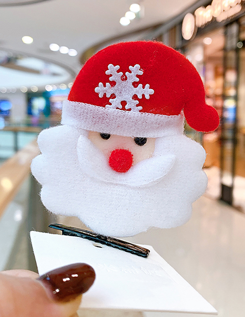 Fashion Santa Claus Christmas Christmas Snowman Gift Children Spring Clip Hair