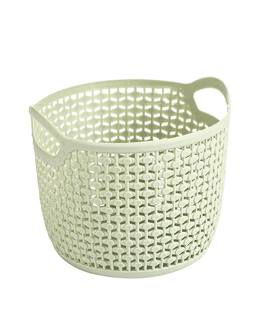 Fashion Green Trumpet Hollow Portable Storage Basket