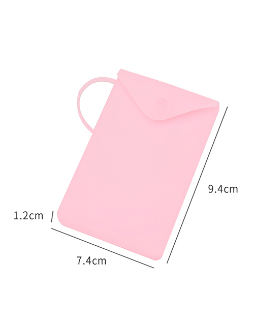 Fashion Pink Silicone Mask Storage Bag