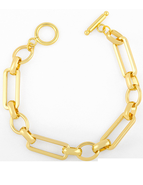 Fashion Glossy Bracelet Adjustable Dripping Eyes Copper Gold-plated Bracelet