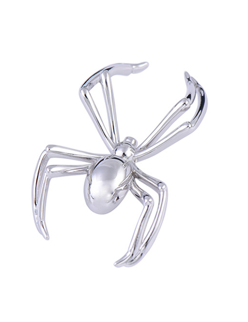 Fashion Silver Color Spider Alloy Brooch