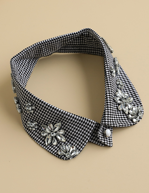 Fashion Section 1 Fabric Alloy False Collar With Diamonds