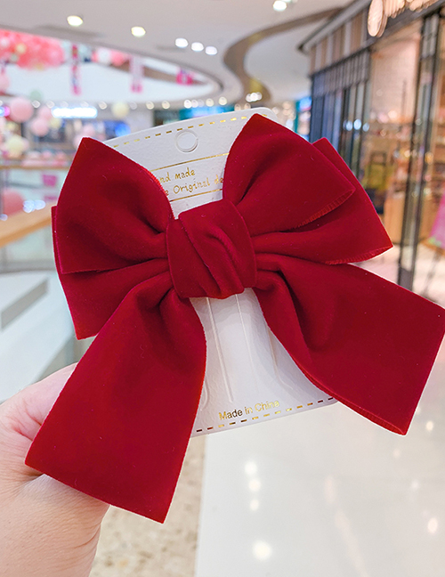 Fashion B Bow Hairpin-large Bowknot Fabric Alloy Children Hairpin