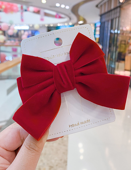 Fashion B Bow Hairpin-small Bowknot Fabric Alloy Children Hairpin