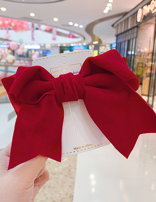 Fashion C Bow Hairpin-large Bowknot Fabric Alloy Children Hairpin