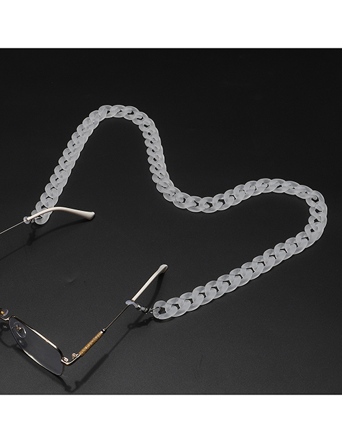 Fashion Transparent Acrylic Frosted Non-slip Glasses Chain