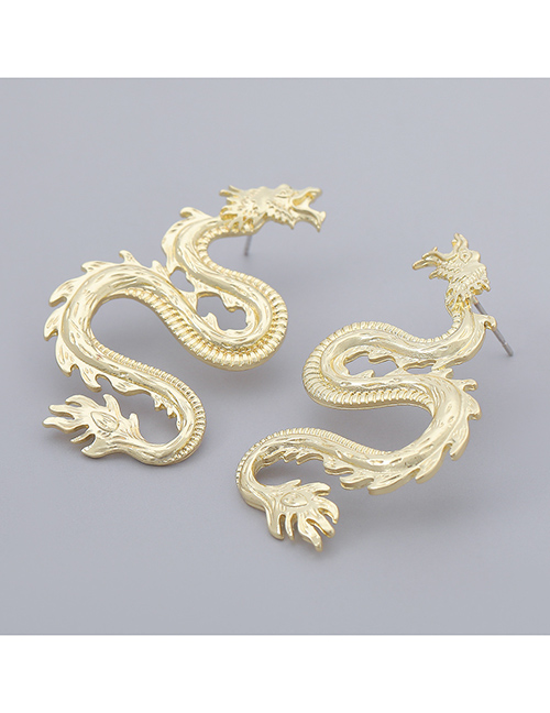 Fashion Gold Color Dragon Alloy Earrings