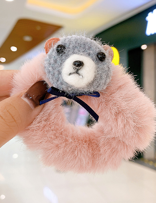 Fashion Little Grizzly [pink] Little Bear Plush Penguin Childrens Hair Rope