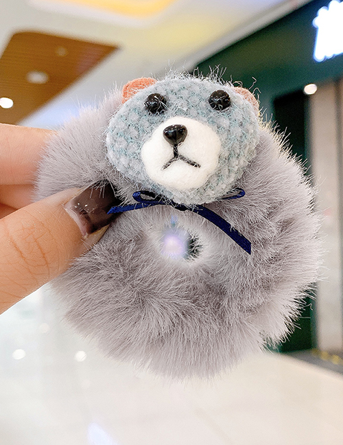 Fashion Little Grizzly [gray] Little Bear Plush Penguin Childrens Hair Rope