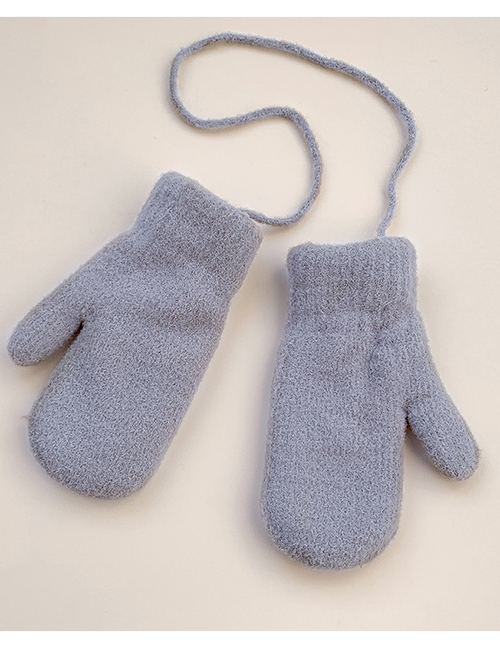 Fashion Gray Recommended 2-10 Years Old Small Recommended 1-4 Years Old Plush Checkered Plush Baby Gloves