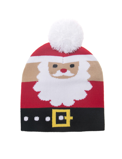 Fashion Santa Claus Christmas Snowman Old Man Child Knitted Woolen Hat