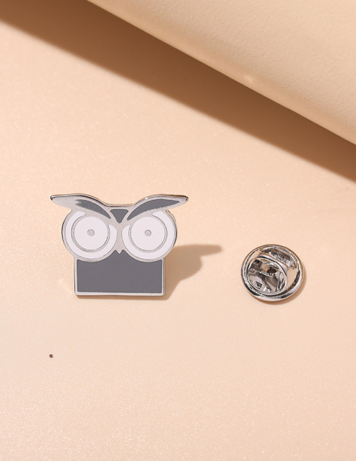 Fashion Owl Owl Paint Dripping Brooch