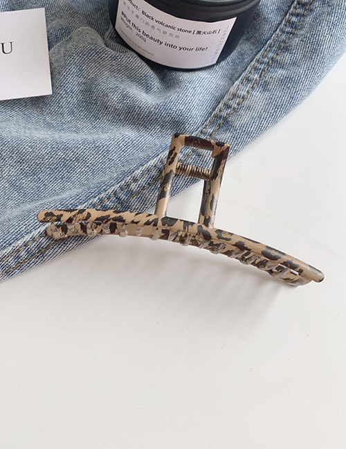 Fashion Long Word Leopard Print Metal Geometric Hollow Butterfly Shark Clip