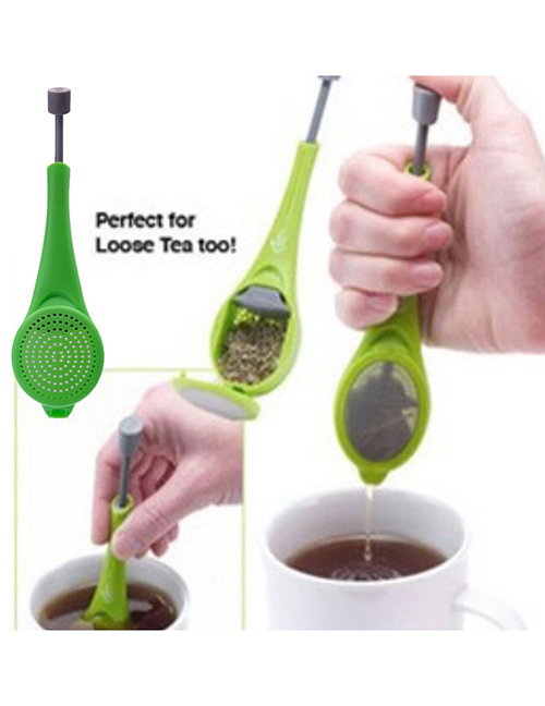 Fashion Green Silicone Tea Filter