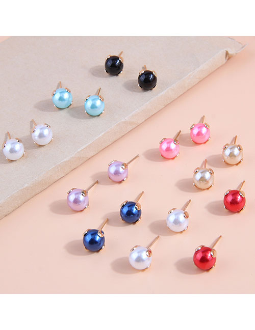 Fashion Color (36 Price) Pearl Earrings (random Color)