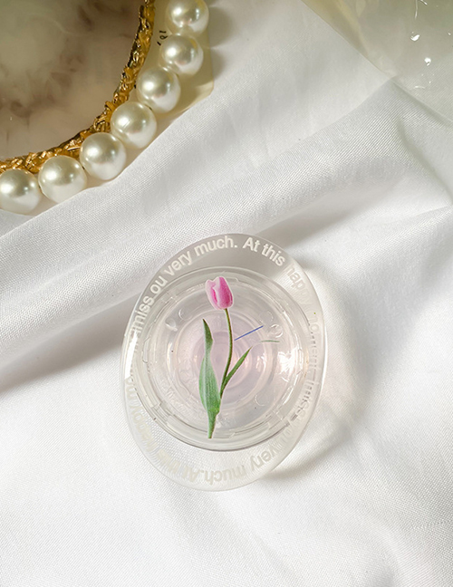 Fashion Oval Tulip Acrylic Oval Tulip Airbag Holder
