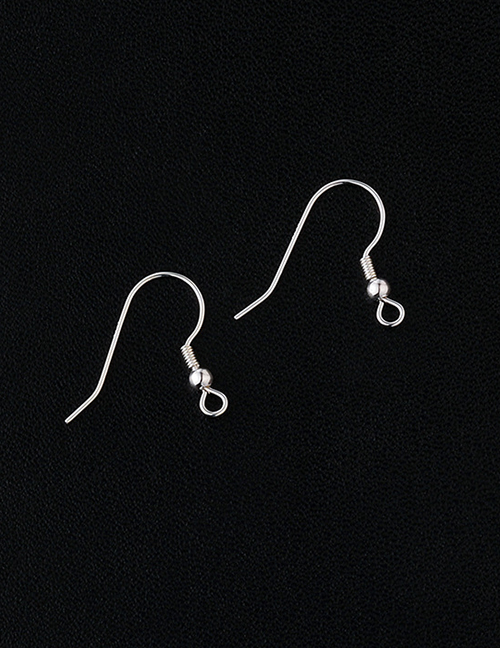Fashion C Spring Bead Ear Hook Metal Geometric Spring Bead Ear Hooks
