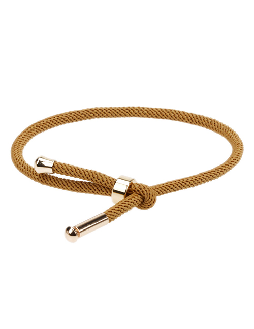 Fashion Milan Line Geometric Milanese Cord Braided Bracelet
