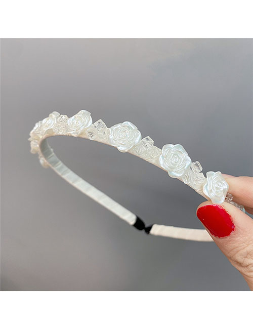 Fashion Transparent Drill Geometric Crystal Flower Headband
