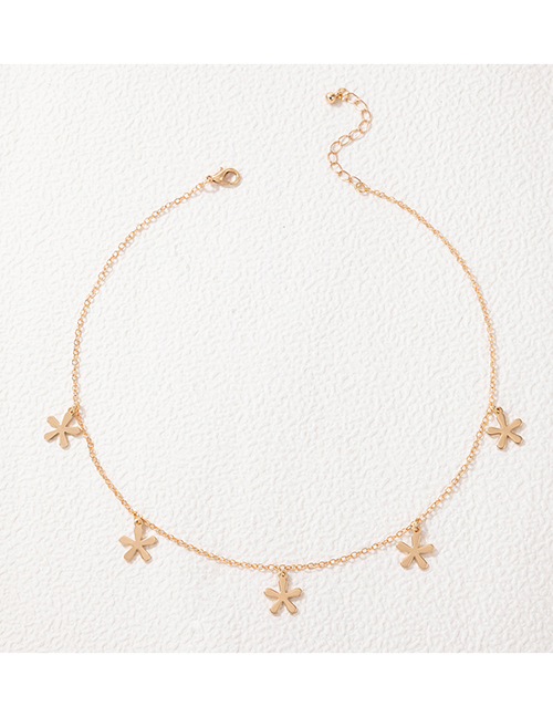 Fashion 2# Alloy Flower Necklace
