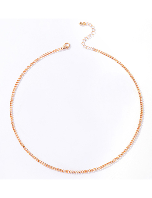 Fashion 3# Alloy Geometric Chain Necklace