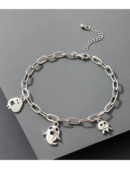 Fashion Silver Color Alloy Ghost Imp Anklet