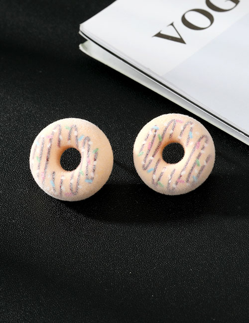 Fashion Donut Resin Donut Stud Earrings