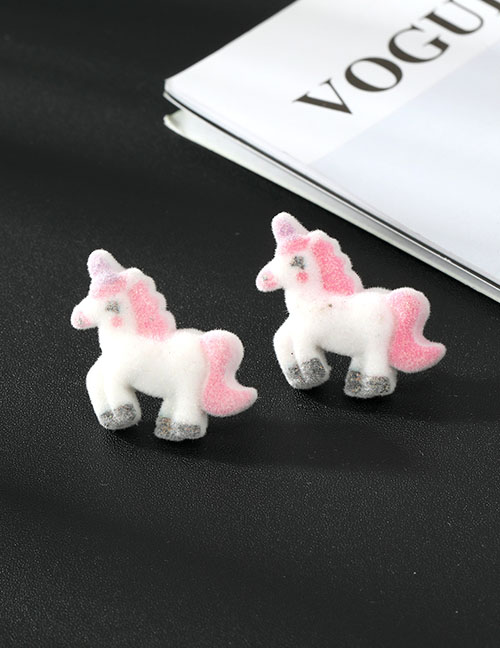 Fashion Unicorn Resin Unicorn Stud Earrings