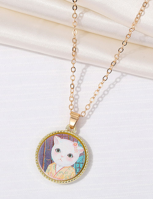 Fashion Necklace Alloy Geometric Cat Necklace