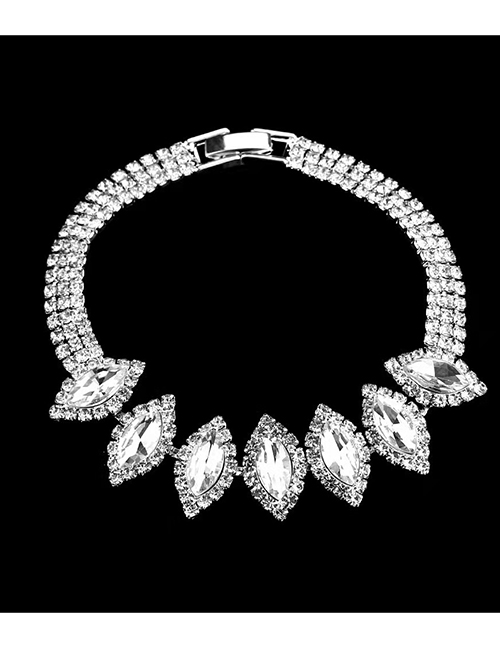 Fashion 600 Bracelet White Geometric Diamond Bracelet Set