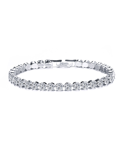 Fashion 9# Alloy Diamond Claw Chain Bracelet