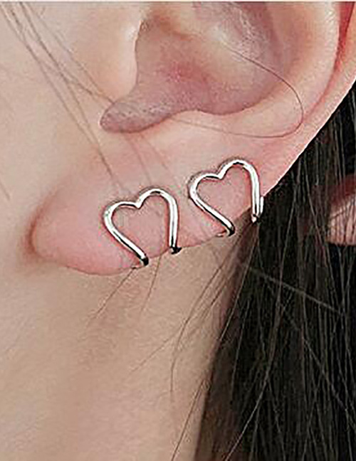 Fashion 8# Geometric Cutout Stud Earrings