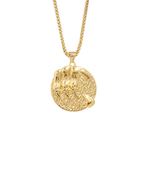 Fashion Capricornus Pure Copper Zodiac Necklace