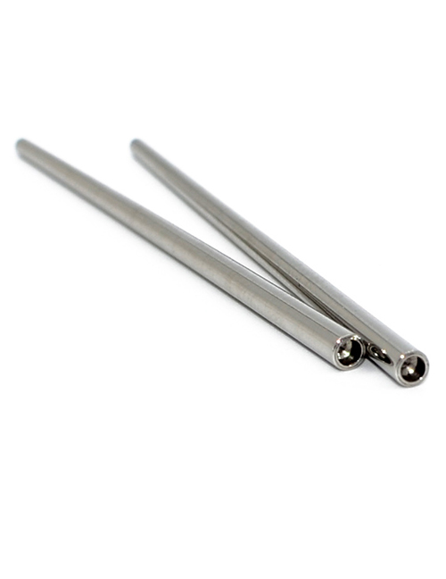 Fashion 2.00mm Stainless Steel Puncture Groove Conical Expansion Stretch Nose Pin