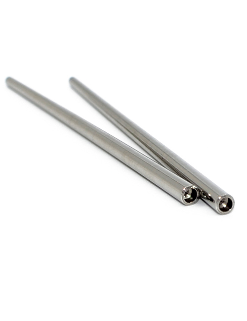 Fashion 4.00mm Stainless Steel Puncture Groove Conical Expansion Stretch Nose Pin